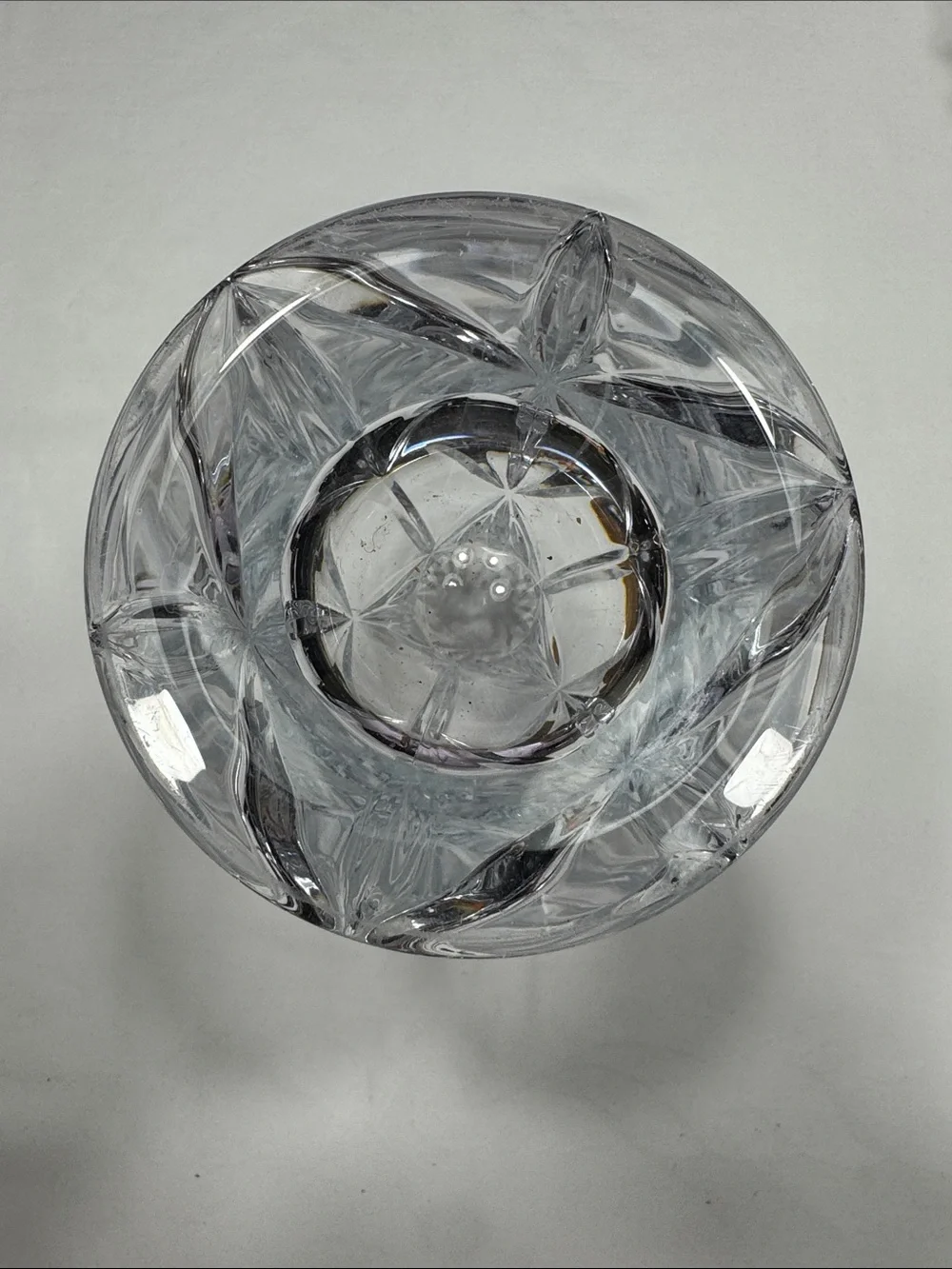NWOB Lenox “Meadow” crystal  vase. 9 1/2” tall